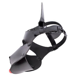 Kinky Puppy Masque Tête de chien Dog Fun Noir